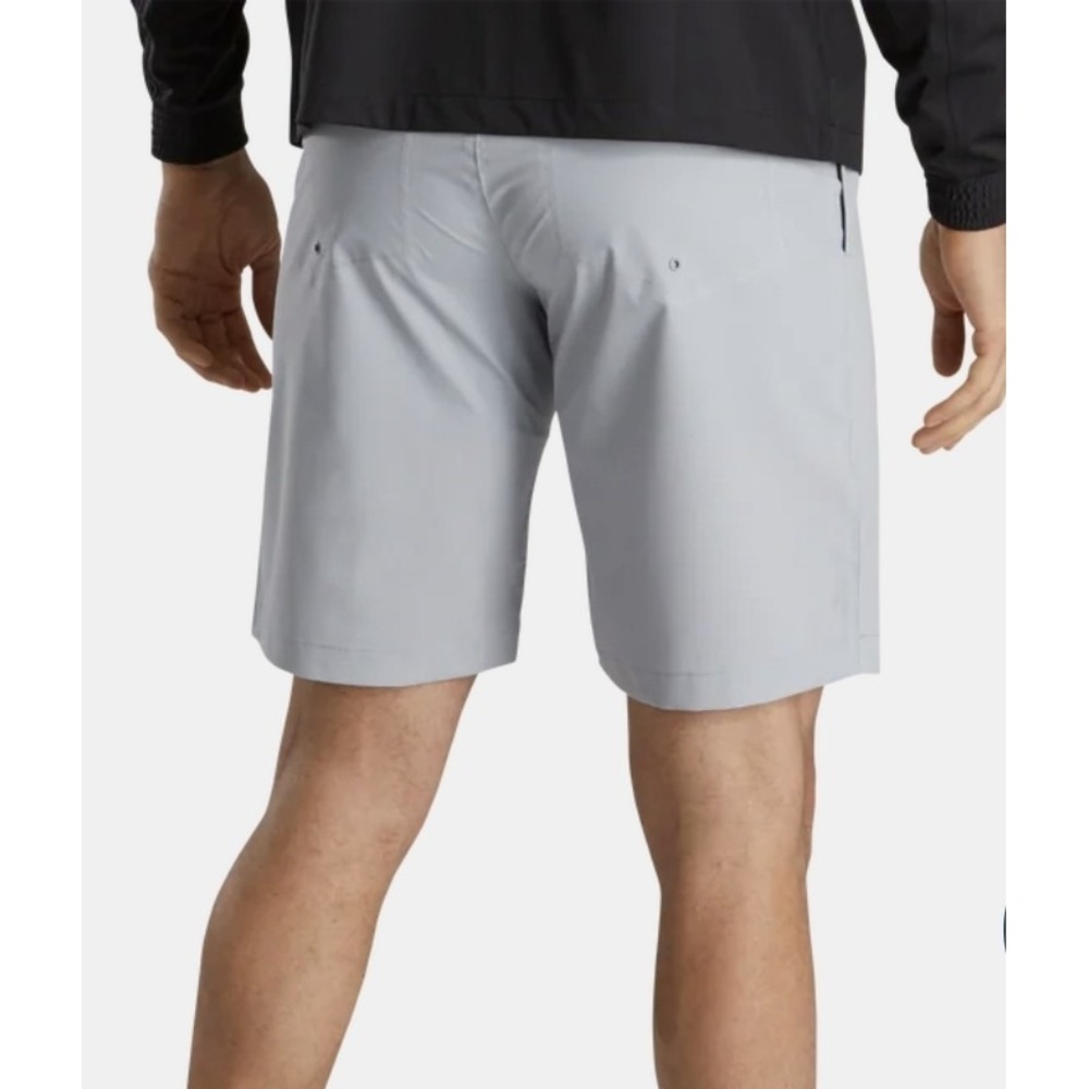 FootJoy Mens Medium Performance Golf Shorts Light Grey Stretch FJ Logo Athletic - Picture 2 of 10